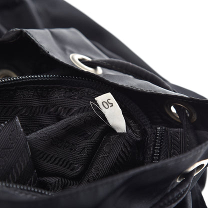 Prada Nylon Vela Medium Backpack Black 7 of 12