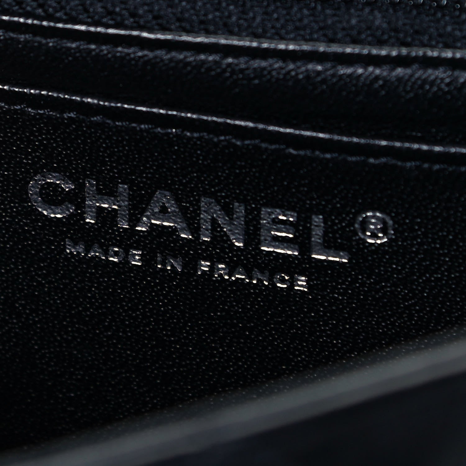 Chanel Lambskin Quilted Mini Rectangular Flap Black 6 of 9