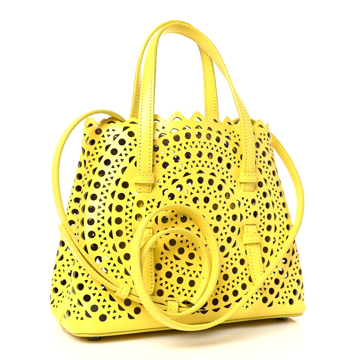 Calfskin Vienne Mina 20 Bag Citron