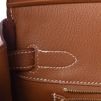 Hermes Togo Birkin 30 Gold 10 of 32