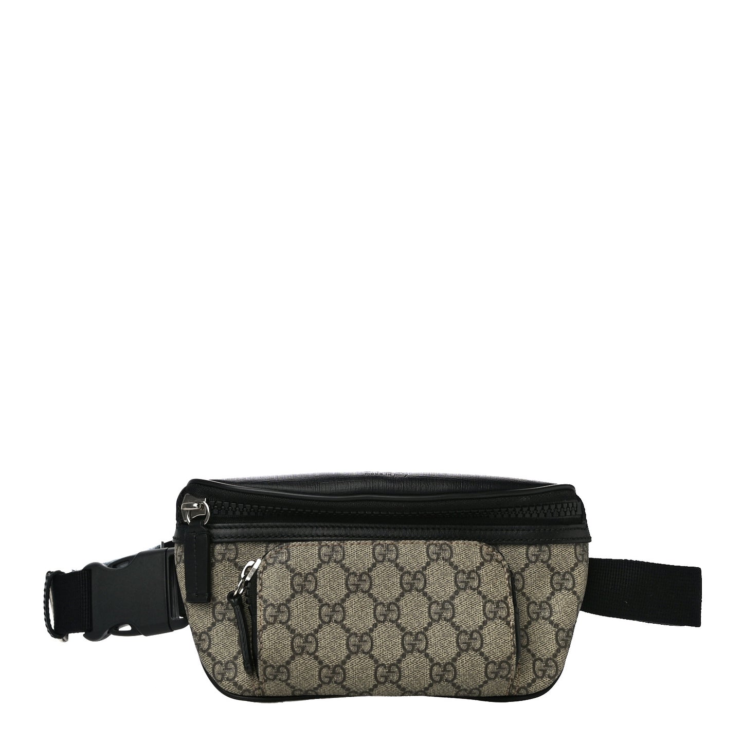 GG Supreme Monogram Belt Bag Black