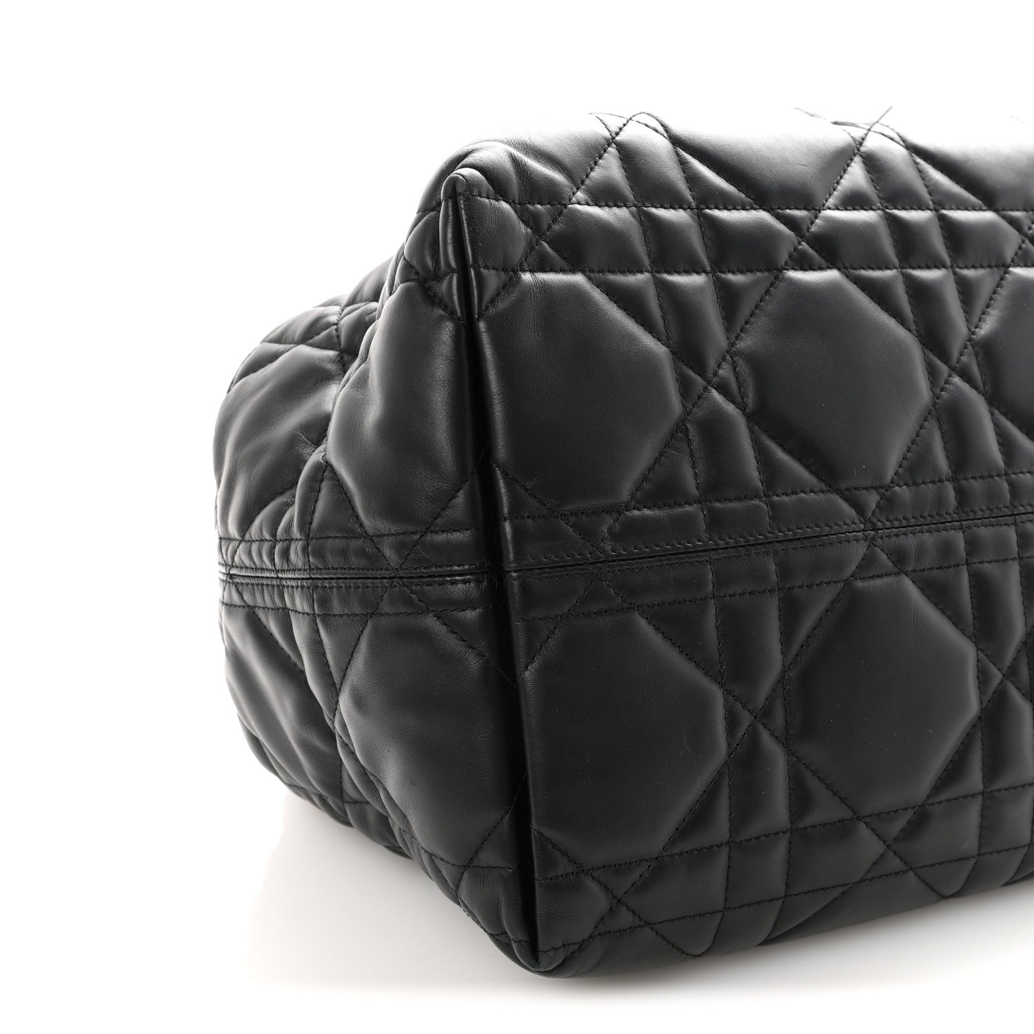 Christian Dior Calfskin Macrocannage Large Toujours Black 9 of 10
