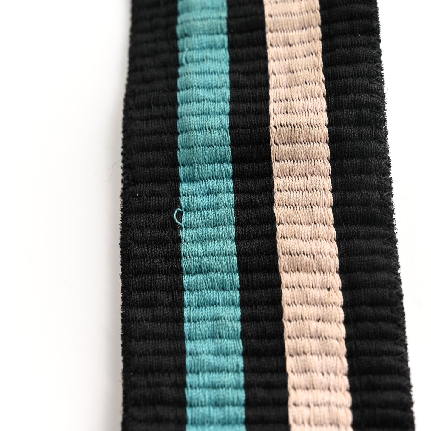 Canvas Counting Rockstud Guitar Strap Multicolor