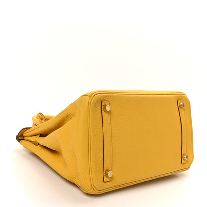 Hermes Togo BIRKIN 30 Jaune Ambre 4 of 10