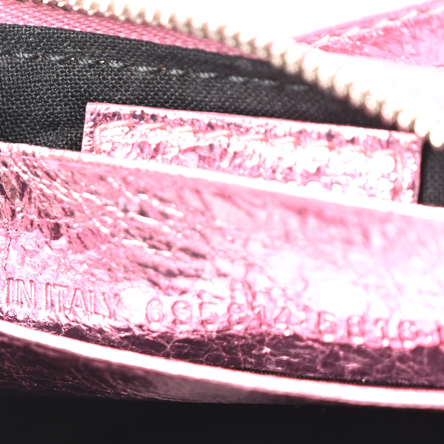 Balenciaga Metallic Agneau Arena Crystal Le Cagole Mini Purse With Chain Met Pink 8 of 11