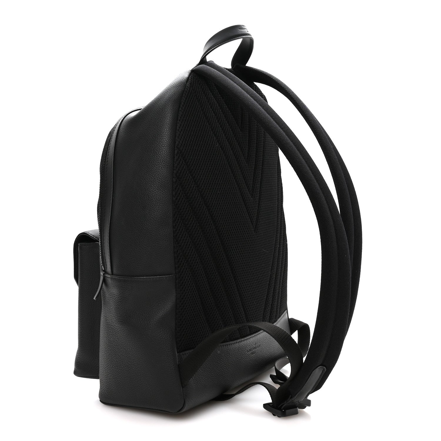 Louis Vuitton Grained Calfskin Aerogram Takeoff Backpack Black 2 of 8