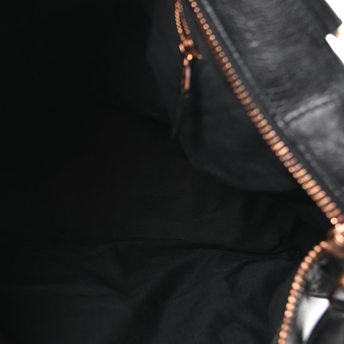 Agneau Giant 21 Rose Gold Hardware Work Black