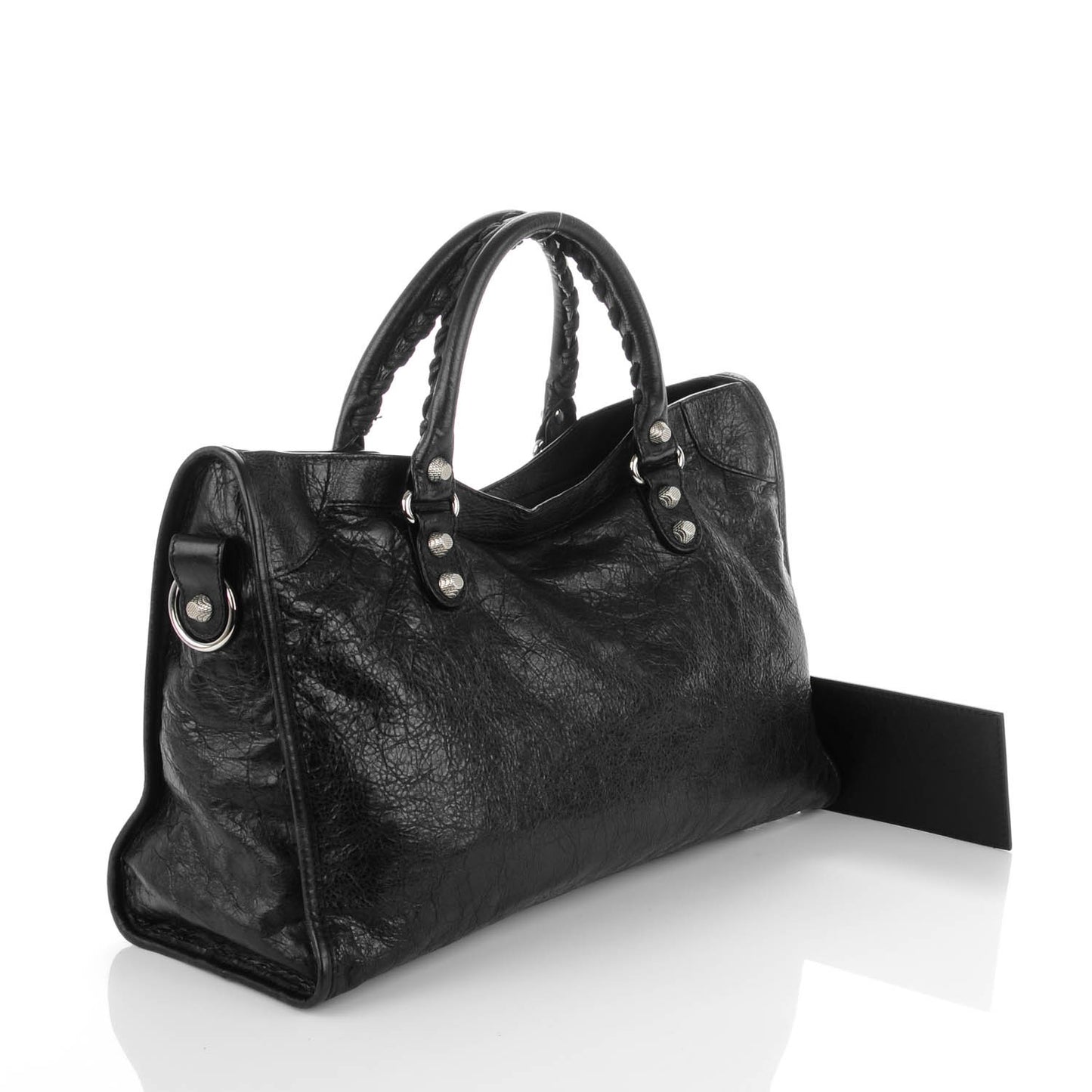 Agneau Giant 12 Silver Hardware City Black