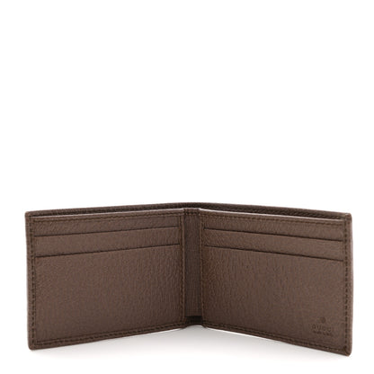 Gucci GG Supreme Monogram Web Mens Ophidia Bi-Fold Coin Wallet Beige New Acero 5 of 7