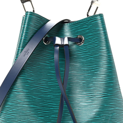 Louis Vuitton Epi Neonoe BB Emerald Indigo 8 of 10