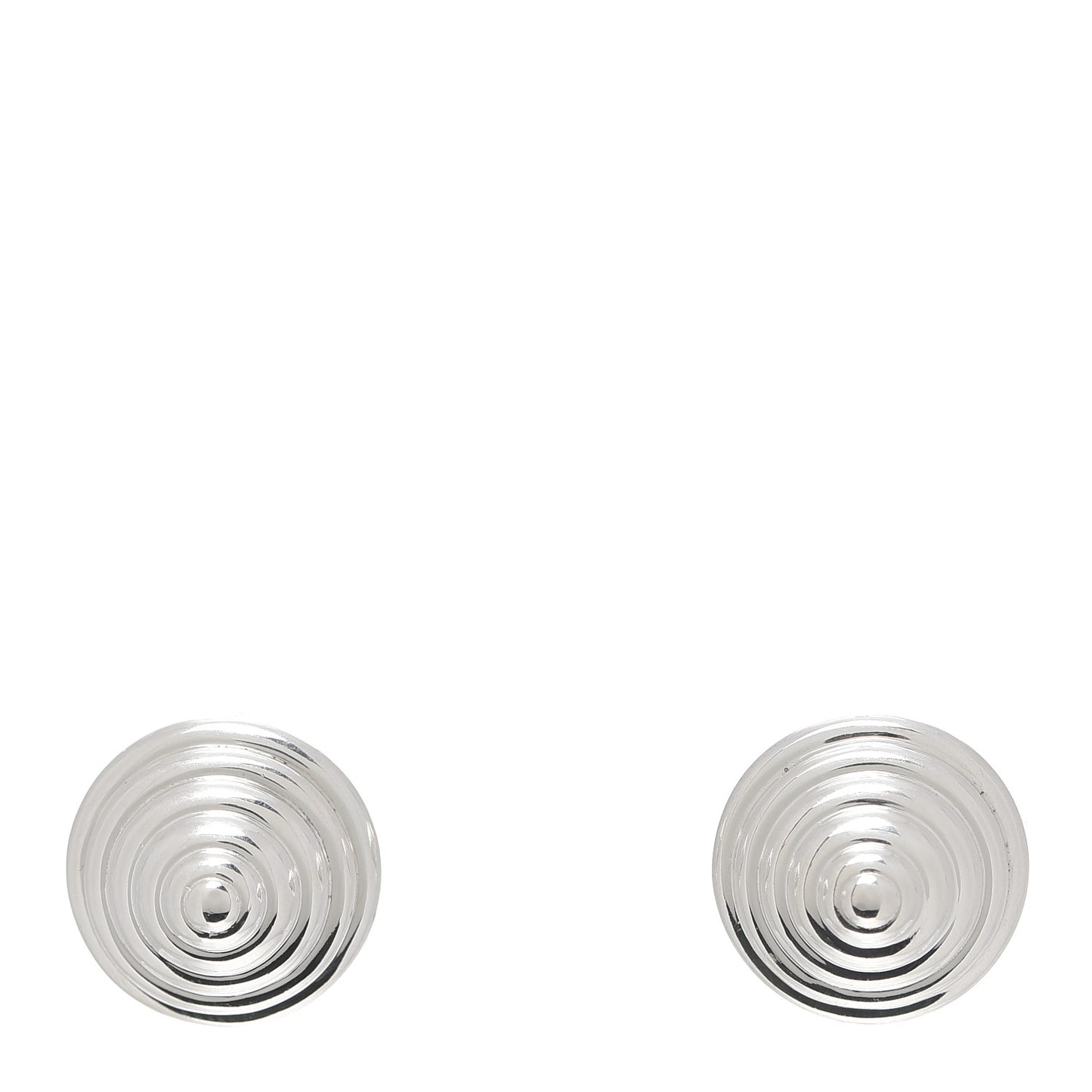 Sterling Silver Round Cone Stud Earrings