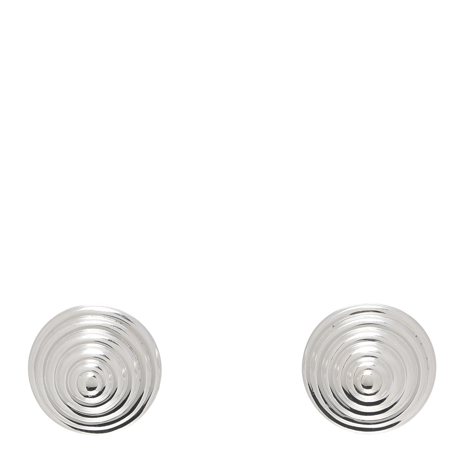 Tiffany Sterling Silver Round Cone Stud Earrings 1 of 4