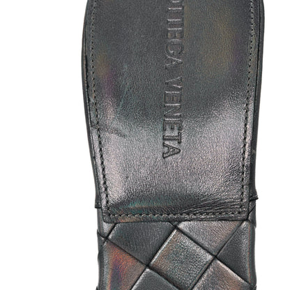 Bottega Veneta Laser Nappa Maxi Intrecciato Lido 90mm Mule Sandals 39 Oyster 8 of 10