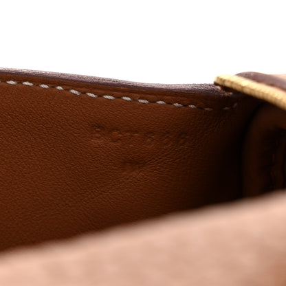 Hermes Taurillon Clemence Mini Lindy 20 Gold 7 of 11
