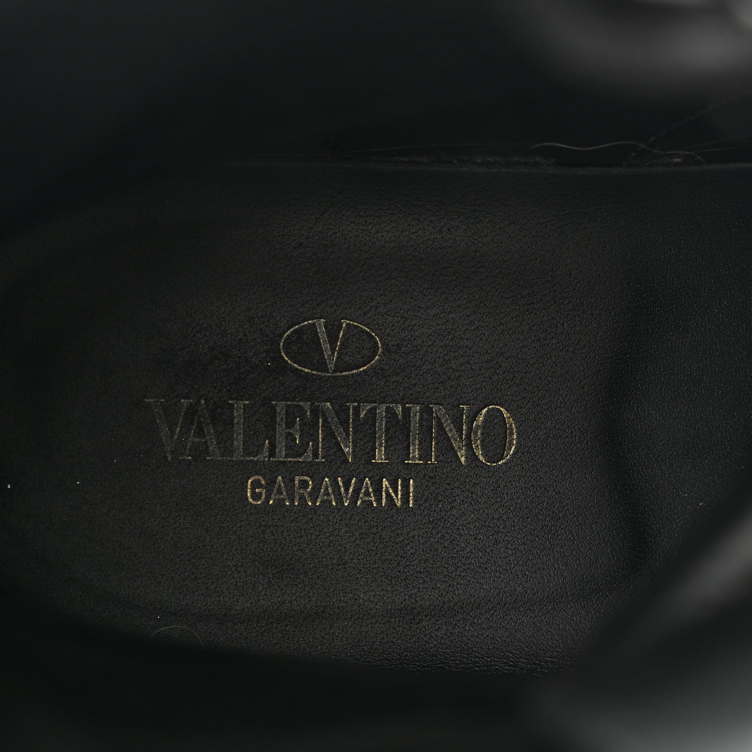 Valentino Garavani Calfskin Womens VLOGO 35mm Combat Boots 38.5 Black 6 of 11