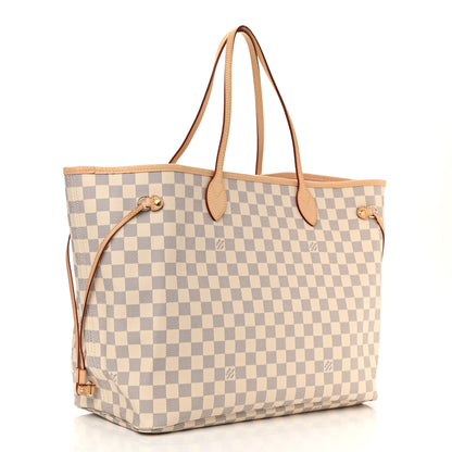 Louis Vuitton Damier Azur Neo Neverfull GM Rose Ballerine 2 of 7