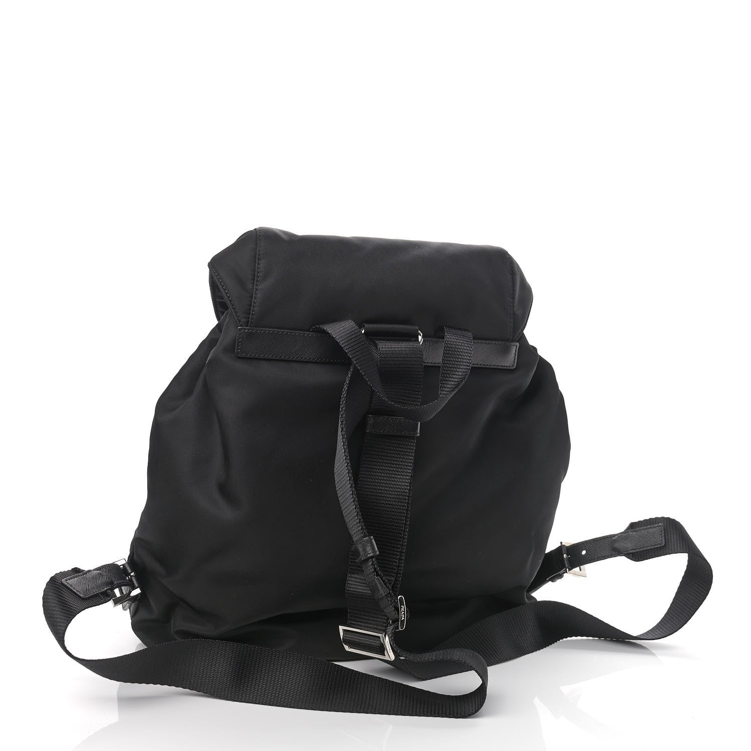 Prada Nylon Vela Medium Backpack Black 3 of 9