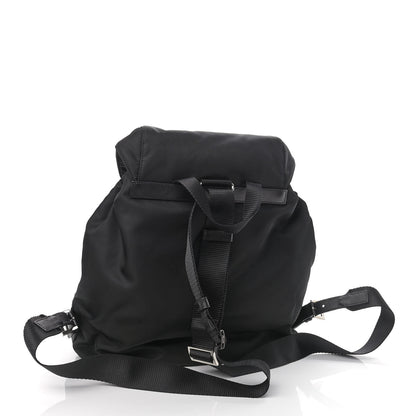Prada Nylon Vela Medium Backpack Black 3 of 9