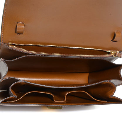 Celine Smooth Calfskin Medium Classic Box Flap Bag Camel 6 of 10