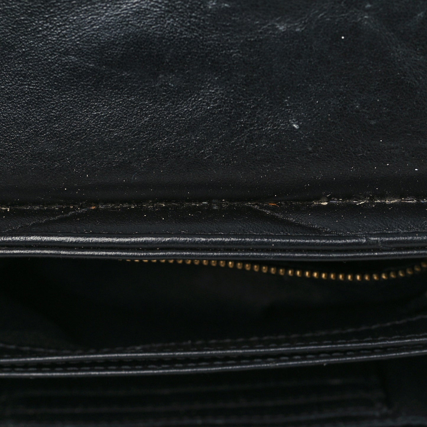 Calfskin Y Quilted Monogram Toy Loulou Crossbody Bag Black