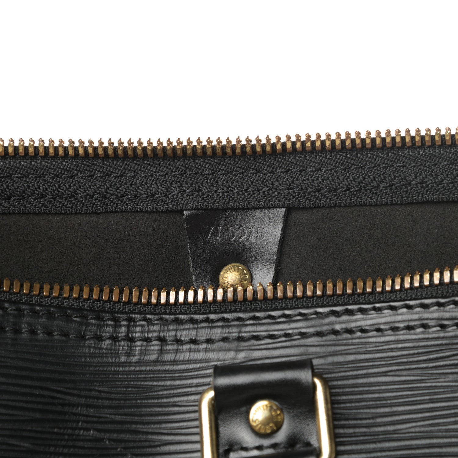 Louis Vuitton Epi Keepall 45 Black 7 of 17