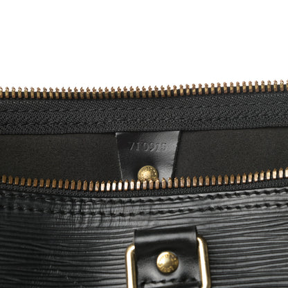 Louis Vuitton Epi Keepall 45 Black 7 of 17