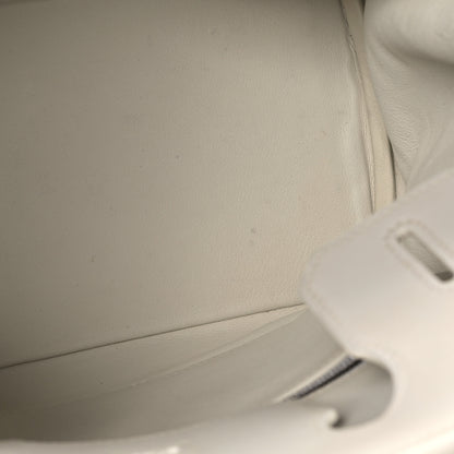 Hermes Toile Swift Birkin 30 White 12 of 12
