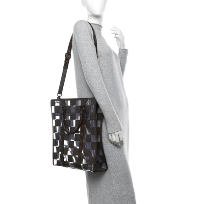 Louis Vuitton PVC Monogram Chess Sac Plat 2 of 11