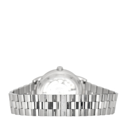 Tiffany Stainless Steel Diamond Bezel 34mm CT60 3-Hand Automatic Watch Grey 3 of 4