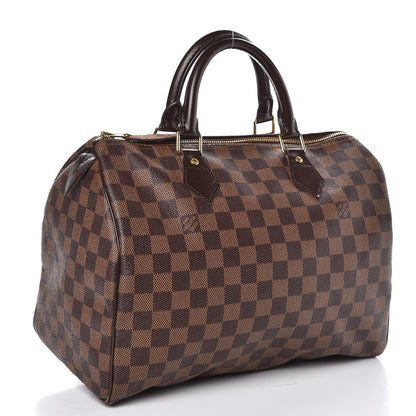 Louis Vuitton Damier Ebene Speedy 30 3 of 9