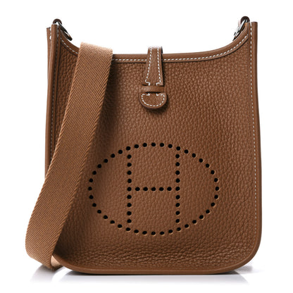 Hermes Taurillon Clemence Evelyne TPM Gold 1 of 11