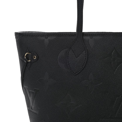 Louis Vuitton Empreinte Monogram Giant Neverfull MM Black 9 of 11