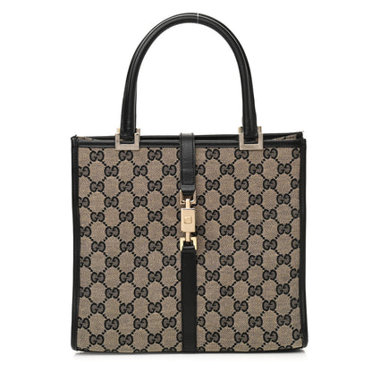 Gucci Monogram Bardot Bag Black 1 of 15