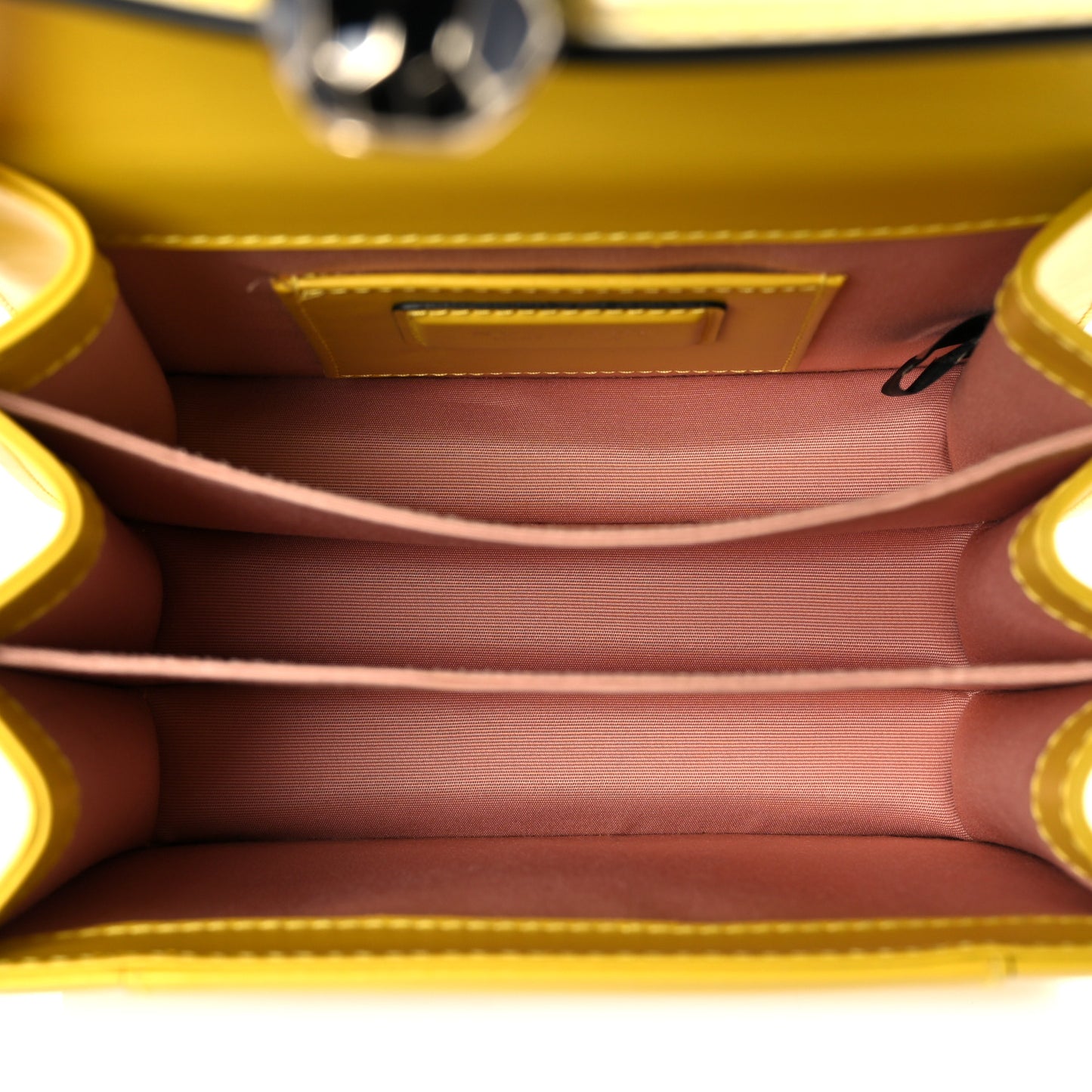 Calfskin Serpenti Forever Top Handle Yellow