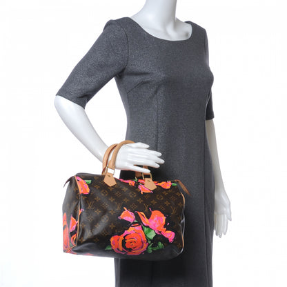 Louis Vuitton Monogram Roses Speedy 30 2 of 7