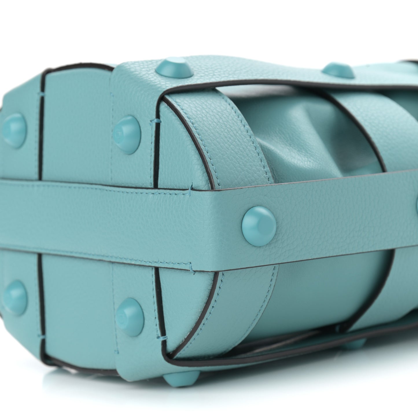Calfskin Cage Bag Tyrone Turquoise