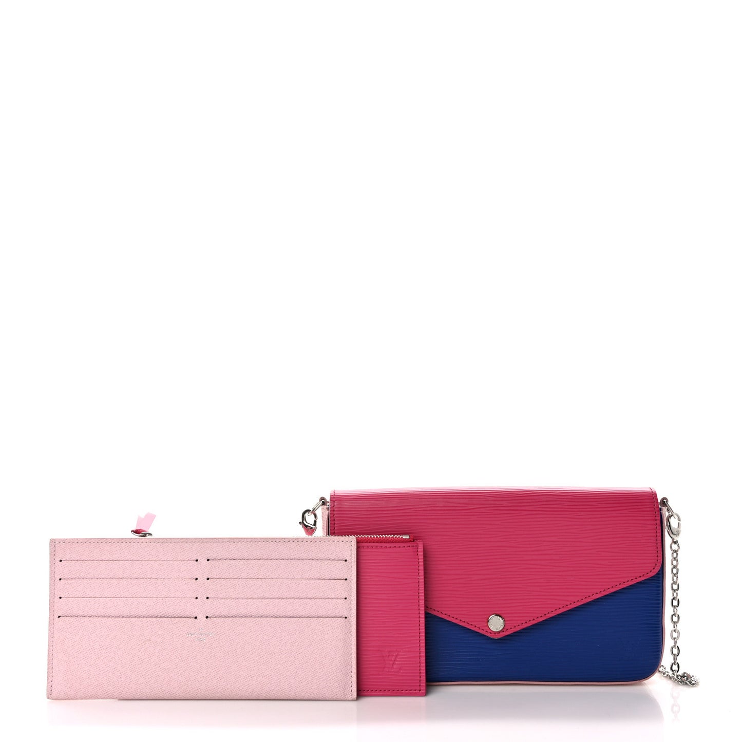 LOUIS VUITTON Epi Pochette Felicie Hot Pink