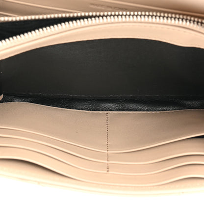 Saint Laurent Lambskin Y Quilted Monogram Large Loulou Flap Wallet Nude Powder 6 of 16