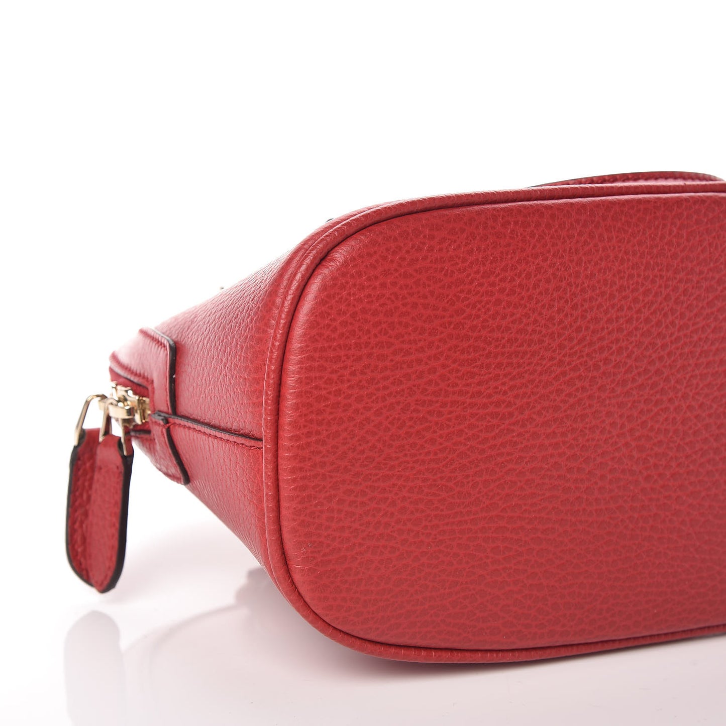 Dollar Calfskin Small GG Charm Dome Bag Red
