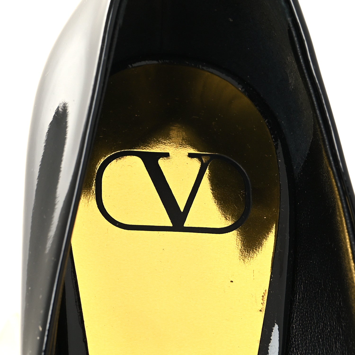 Valentino Garavani Patent One Stud 100mm Pumps 39 Black 8 of 8