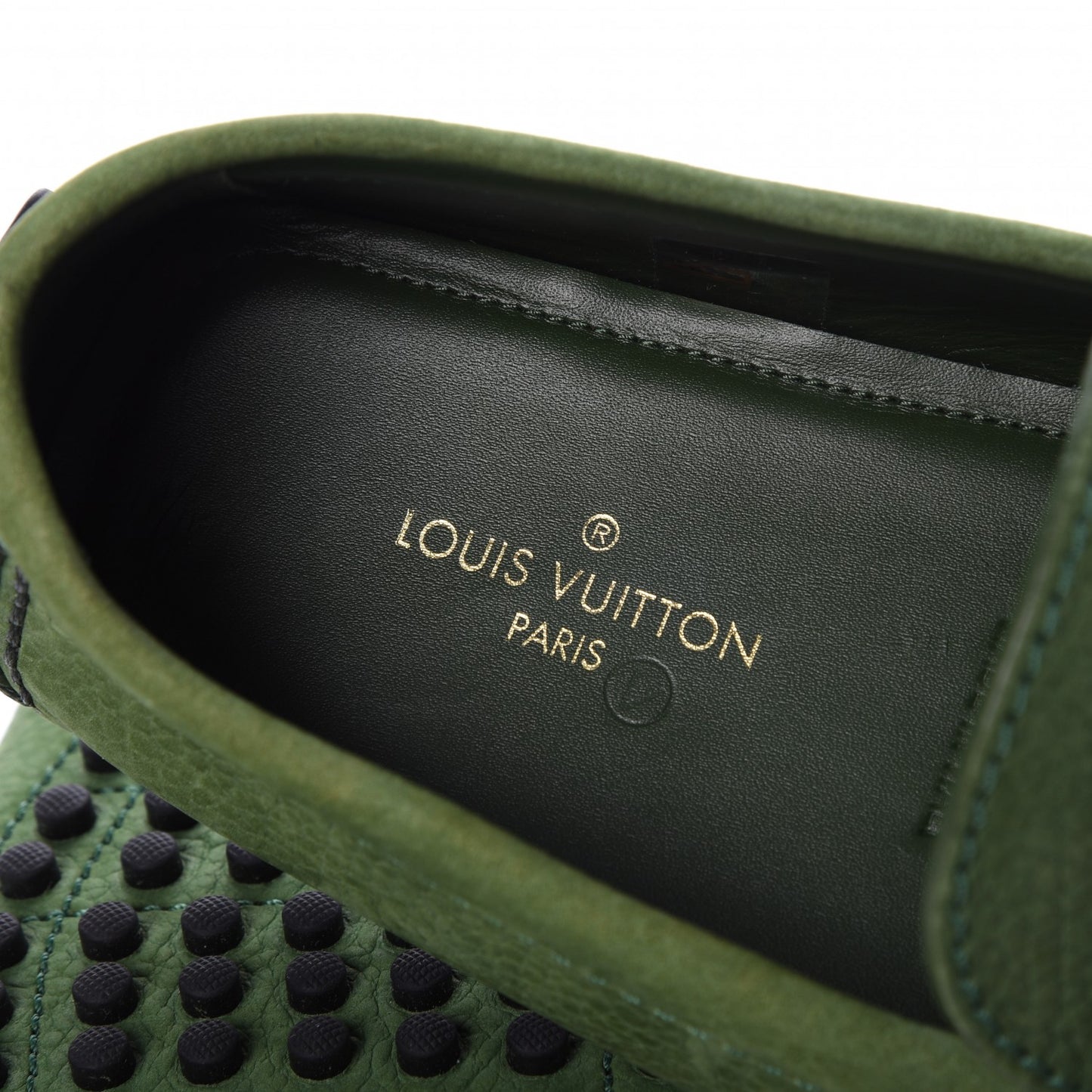 Mens Suede Hockenheim Moccasin Loafers 8 Green