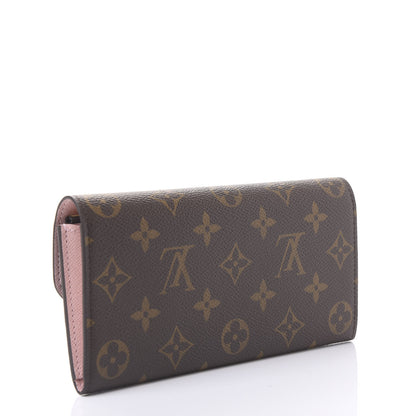 Louis Vuitton Monogram Emilie Wallet Rose Ballerine 4 of 11