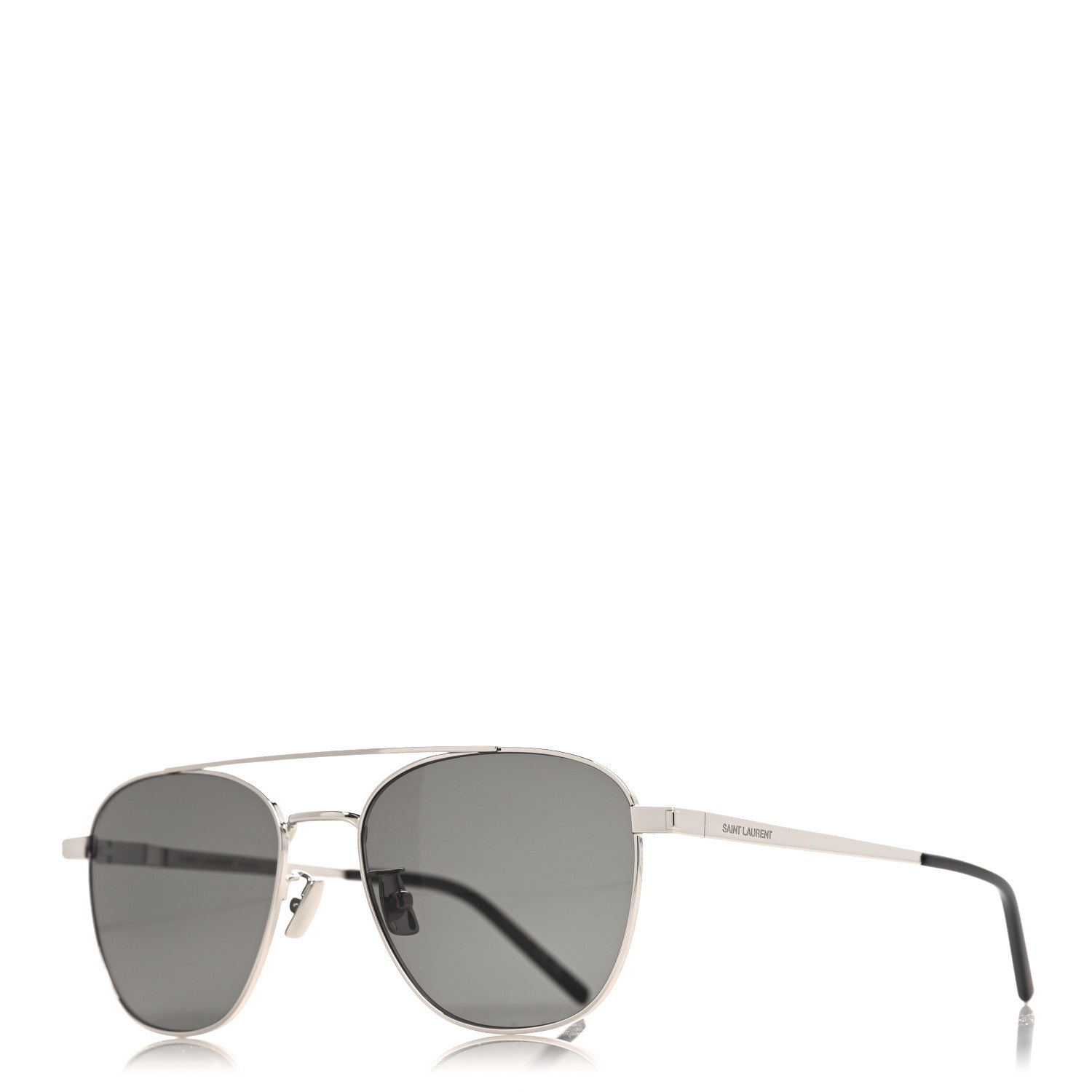 Saint Laurent Acetate Metal Aviator SL 531 Sunglasses Black 1 of 7