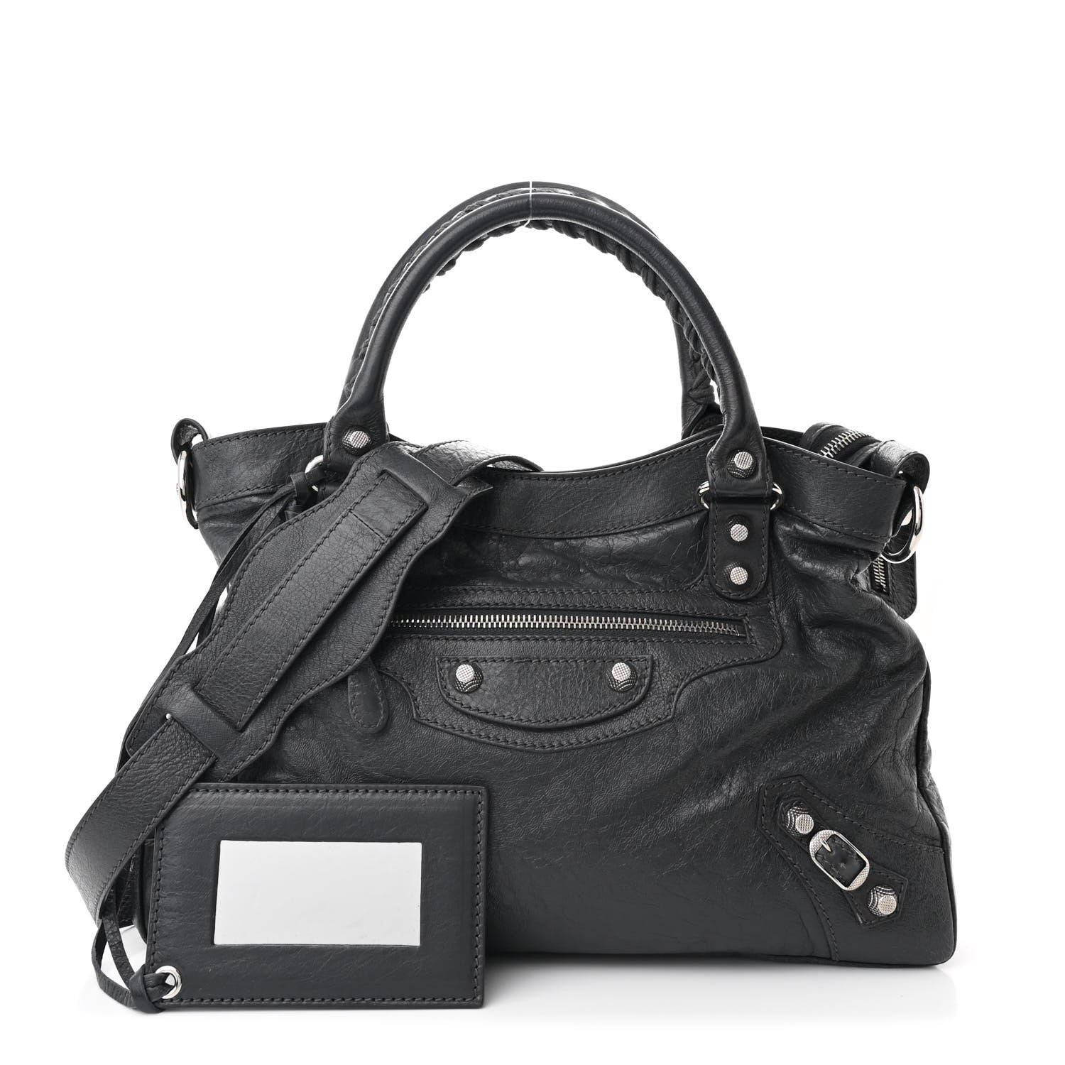 Balenciaga Agneau Giant 12 Silver Hardware Town Gris Fossile 3 of 11