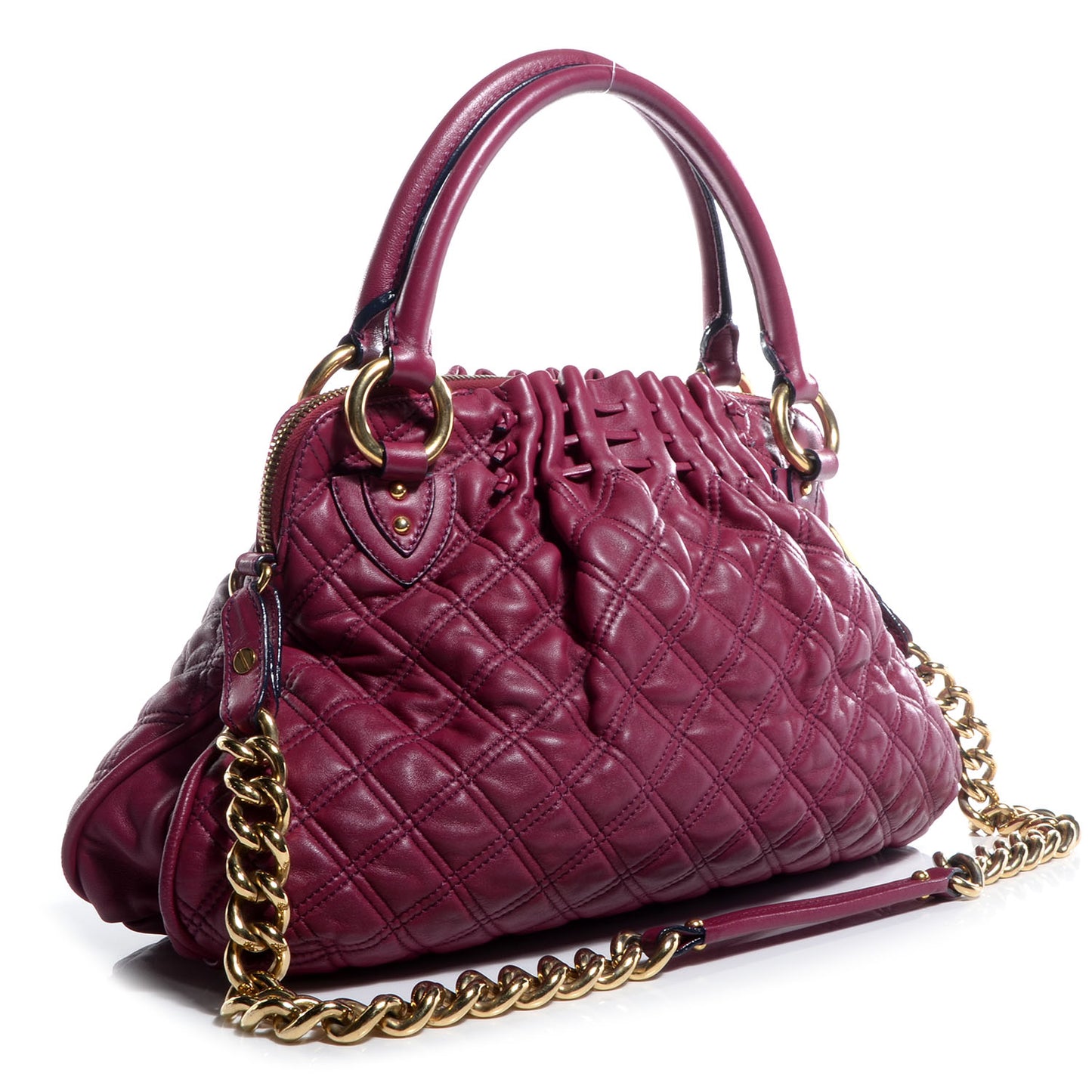Leather Quilted Cecilia Violet