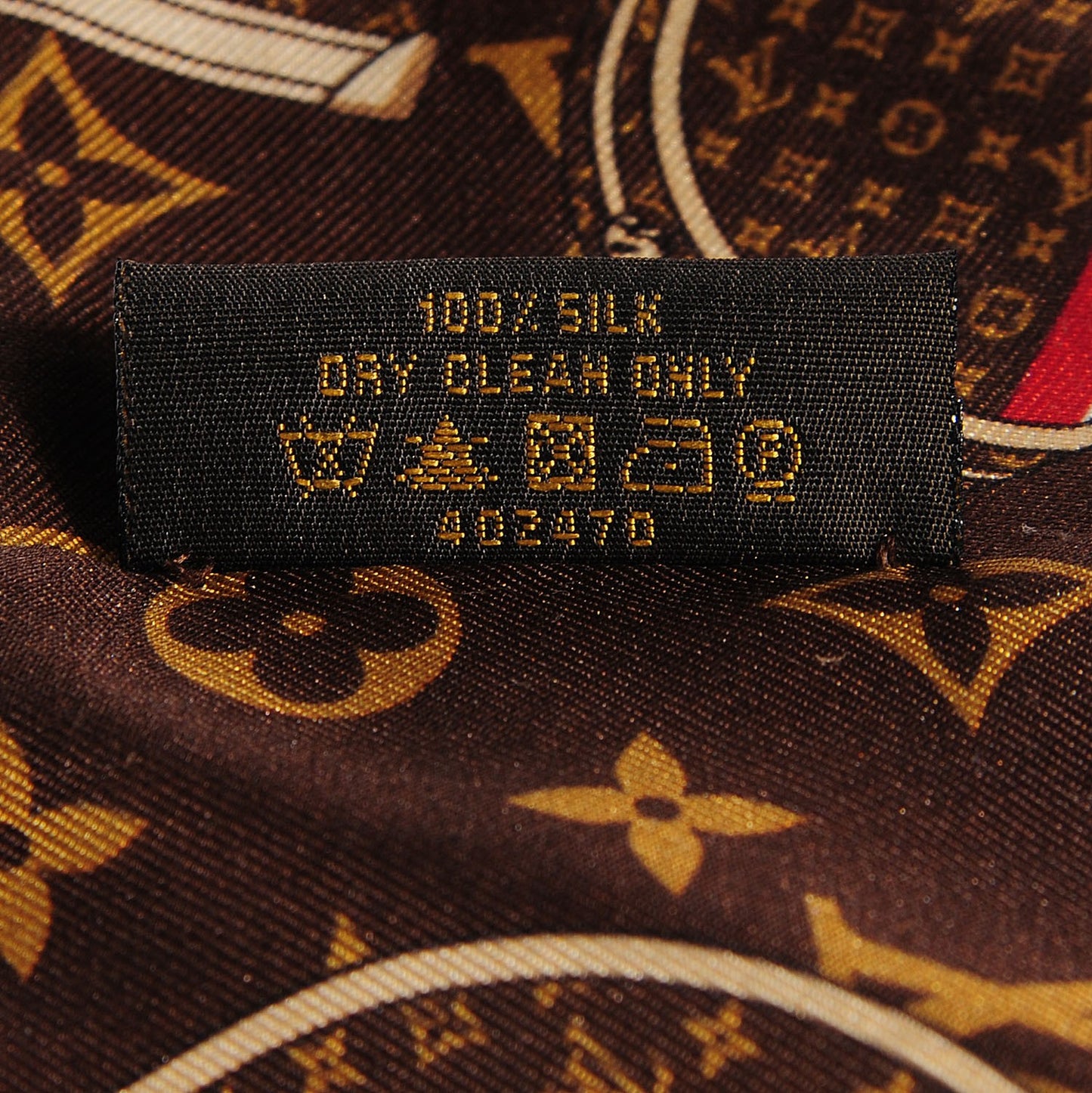 Silk Monogram Trunks Bandeau