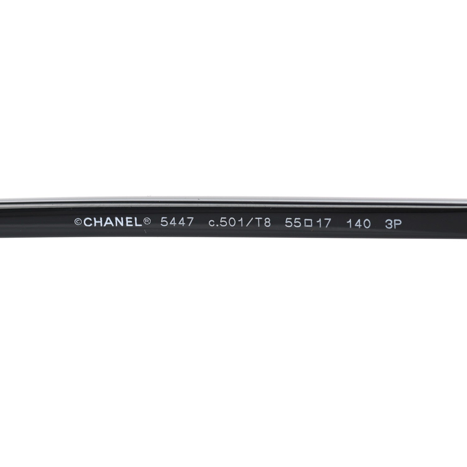Chanel Acetate Polarized Square Sunglasses 5447 Black 5 of 8