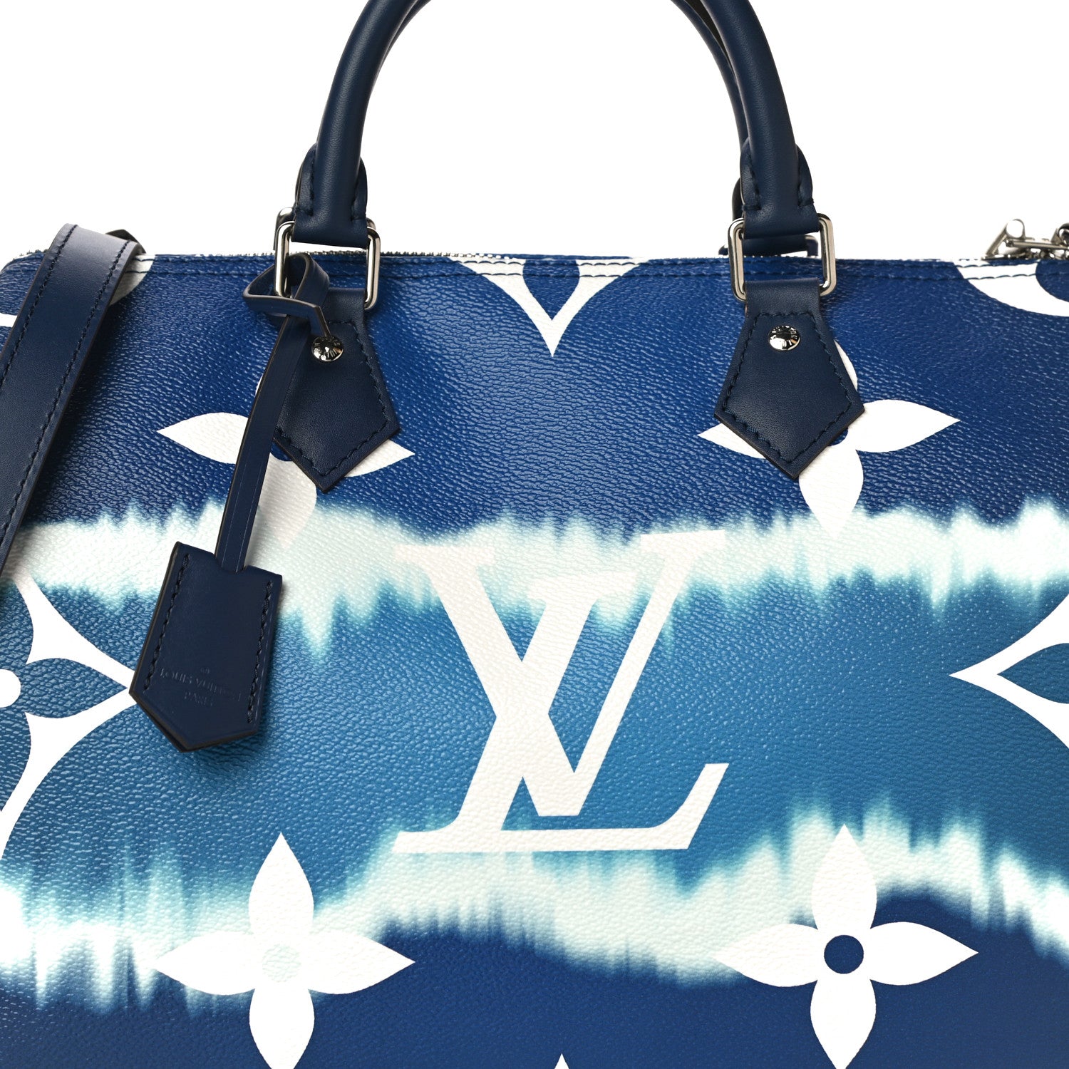 Louis Vuitton Monogram Escale Speedy Bandouliere 30 Blue 7 of 10