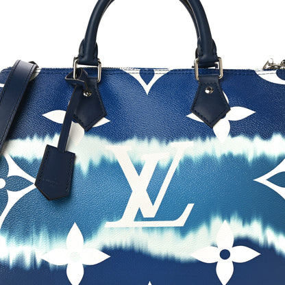 Louis Vuitton Monogram Escale Speedy Bandouliere 30 Blue 7 of 10