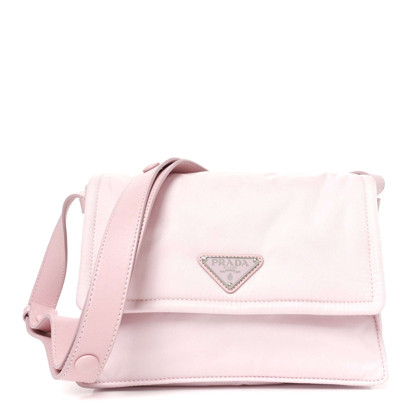 Re-Nylon Padded Small Traveller Alabaster